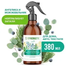 Освежитель воздуха Synergetic Ягоды можжевельника и ангелика 380 мл