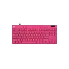 Клавиатура Logitech G Pro X TKL Rapid 920-013255 (розовый, с гравировкой)