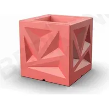 Кашпо Berkano Icelandic Cube DB (красный)