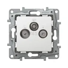 Розетка телевизионная LEGRAND Etika белый (672256)