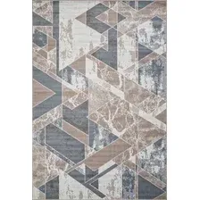 Ковер для жилой комнаты Merinos Sierra F354-STAN-BEIGE-BLUE (1х2)