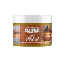 Эмаль декоративная AURA Effekt Metall серебро 0,25 кг