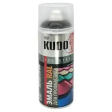 Эмаль аэрозольная для профнастила KUDO RAL 7024 (серый) 520 мл, KU-07024R