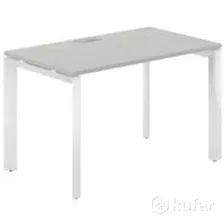 Письменный стол Norden 120х70х75 / PR.204.SH.P59.WH (белый/серый бархат)