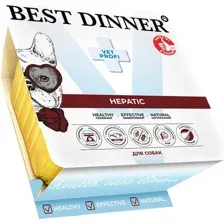 Консервированный корм для собак Best Dinner Vet Profi Hepatic Паштет с курицей (100 г)