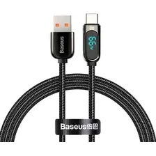 Кабель Baseus USB Type-A - USB Type-C CASX020001 (1 м, черный)
