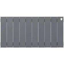 Радиатор биметаллический Royal Thermo PianoForte 300 Silver Satin (10 секций)