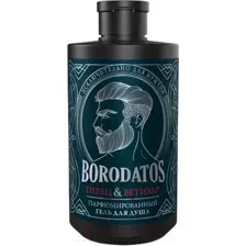 Гель для душа Borodatos Перец ветивер Парфюмированный (400мл)