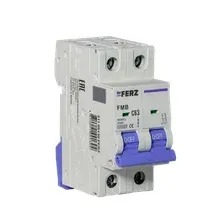 Выключатель автоматический Dr.Ferz FMB-C 10kA 2P 63 C 21100130FERZ