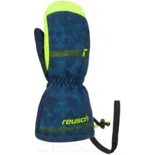 Варежки лыжные Reusch Maxi R-Tex Xt / 6285515-4955 (р-р 1, Mitten Dress Blue/Safety Yellow)