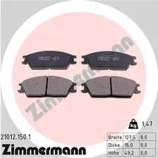 Тормозные колодки дисковые передняя ось ZIMMERMANN 21012.150.1