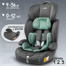 Автокресло NINO Simple ZY10 (зеленый/серый)