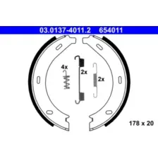 Комплект тормозных колодок, стояночная тормозная система ATE 03.0137-4011.2