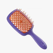 Щетка для волос Janeke Superbrush Фиолетовая с оранжевым