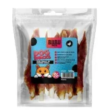 Лакомство BUBU PETS, Утиная грудка на сыромятных палочках для собак, 500 г