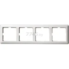 Рамка четырехместная SYSTEME (SCHNEIDER) ELECTRIC W59 белая (KD-4-18)