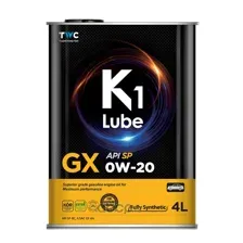 Моторное масло K1 Lube GX SP 0W-20 4л