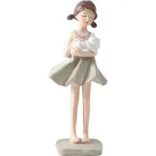 Статуэтка Sima-Land Девочка в платье с кошкой на руках / 10421049