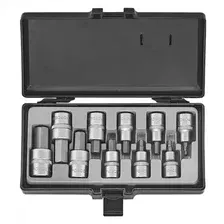 4111S 4111S 1/2' Н-р 6-ти гр. дюймовых головок-бит Hex S=5/16'-3/4', 10пр. FORCE