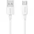Кабель Usams SJ708 USB Type-A - USB Type-C (1 м, белый)
