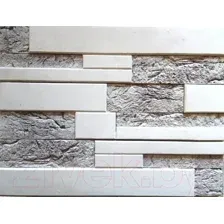 Декоративный камень гипсовый Polinka Исландия И6 (395x100x5-15)