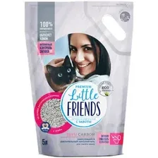Наполнитель для туалета Little Friends Tofu Carbon 5 л