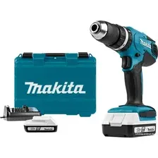 Ударная дрель-шуруповерт Makita HP457DWE (с 2-мя АКБ, кейс)