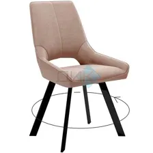 стул кухонный DikLine 268 Black (микровелюр Z), Z128 бежевый