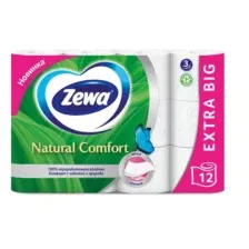 ZEWA 7322542118054 Natural Comfort 3 cлойная туалетная бумага 1х12 рул