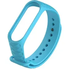 Ремешок Xiaomi ребристый для Mi Band 3 (голубой)