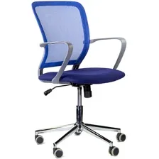 офисное компьютерное кресло UTFC Хэнди М-806 Gray CH, синий