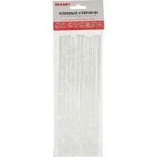 Клеевые стержни Rexant 09-1105 (10шт, белый)