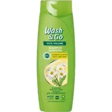 Шампунь Wash&Go для тусклых волос с ромашкой 360 мл