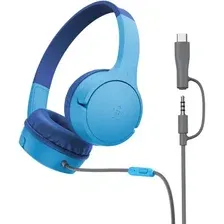 Наушники Belkin SoundForm Mini Wired 3.5 мм/USB-C (синий)