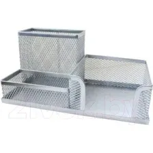 Органайзер настольный Deli 9058 (серебристый)