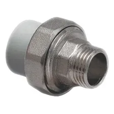 Американка ПП 25х3/4" с наружной резьбой серая РосТурПласт (15520)