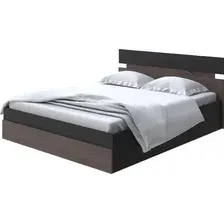 Кровать PROxSON Milton с ПМ 120x200 (черный/ясень шимо темный)