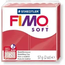 Полимерная глина FIMO Soft 8020-26 (вишневый) 57г
