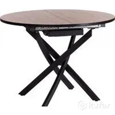 Кухонный стол TetChair Manzana 100x10030x75 (дуб вотан/черный)
