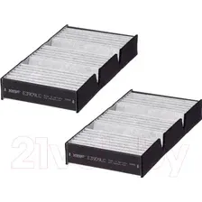 Салонный фильтр Hengst E3909LC-2 (2шт, угольный)