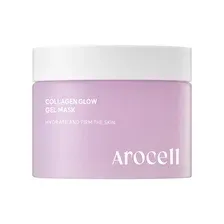 Коллагеновая гелевая маска со стволовыми клетками пиона для сияния кожи Arocell Collagen Glow Gel Mask 100 гр