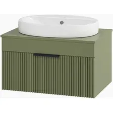 Brevita Тумба под умывальник Enfida 70 ENF-06070-0841Я (зеленый матовый)