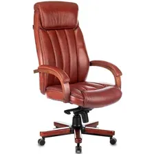 офисное компьютерное кресло Бюрократ T-9922 WALNUT, светло-коричневый