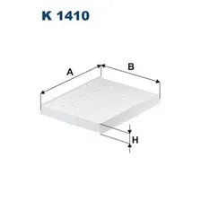 Фильтр, воздух во внутренном пространстве FILTRON K 1410
