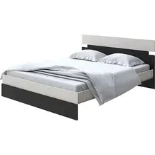 Кровать PROxSON Milton 180x190 (дуб шамони светлый 124/черный)