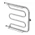 Полотенцесушитель Gloss &amp; Reiter Foxtrot Plus. ПМ.1. 50x80 (1").1