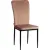 Стул TetChair Verter металл/флок 41x52x95 (бежевый HLR8/черный)
