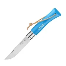 Складной нож Opinel N°7 Trekking нержавеющая сталь (голубой)