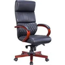 Офисное кресло Everprof President Wood (экокожа, черный)