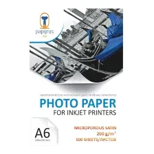 Фотобумага Papyrus Microporous Satin A6 260 г/м2 (500 л)